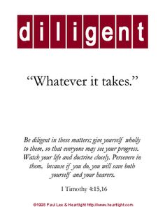 perseverance Timothy