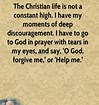 discouragement-Billy Graham quote