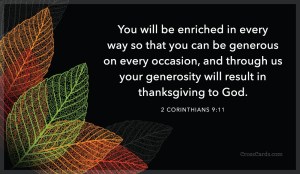 2 corinthinan 9 11