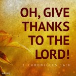 give thanks