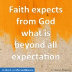 faith expectation