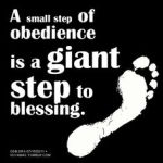 step to obedience