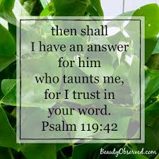 psalm 119 42