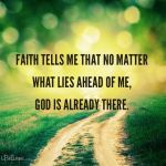 faith tells me
