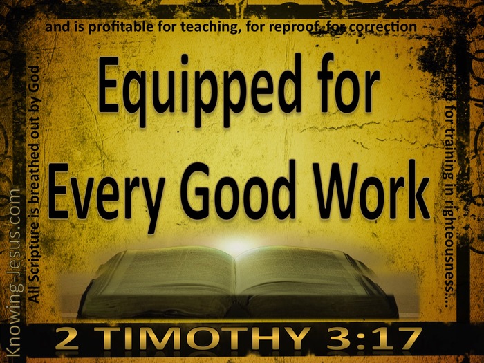 Equipped God Equipped, God’s methods bring the greatest results! – Fearless Living