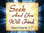 Matt 7 7