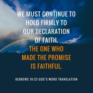 Hebrews 10 23