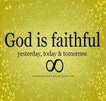 God is faithful